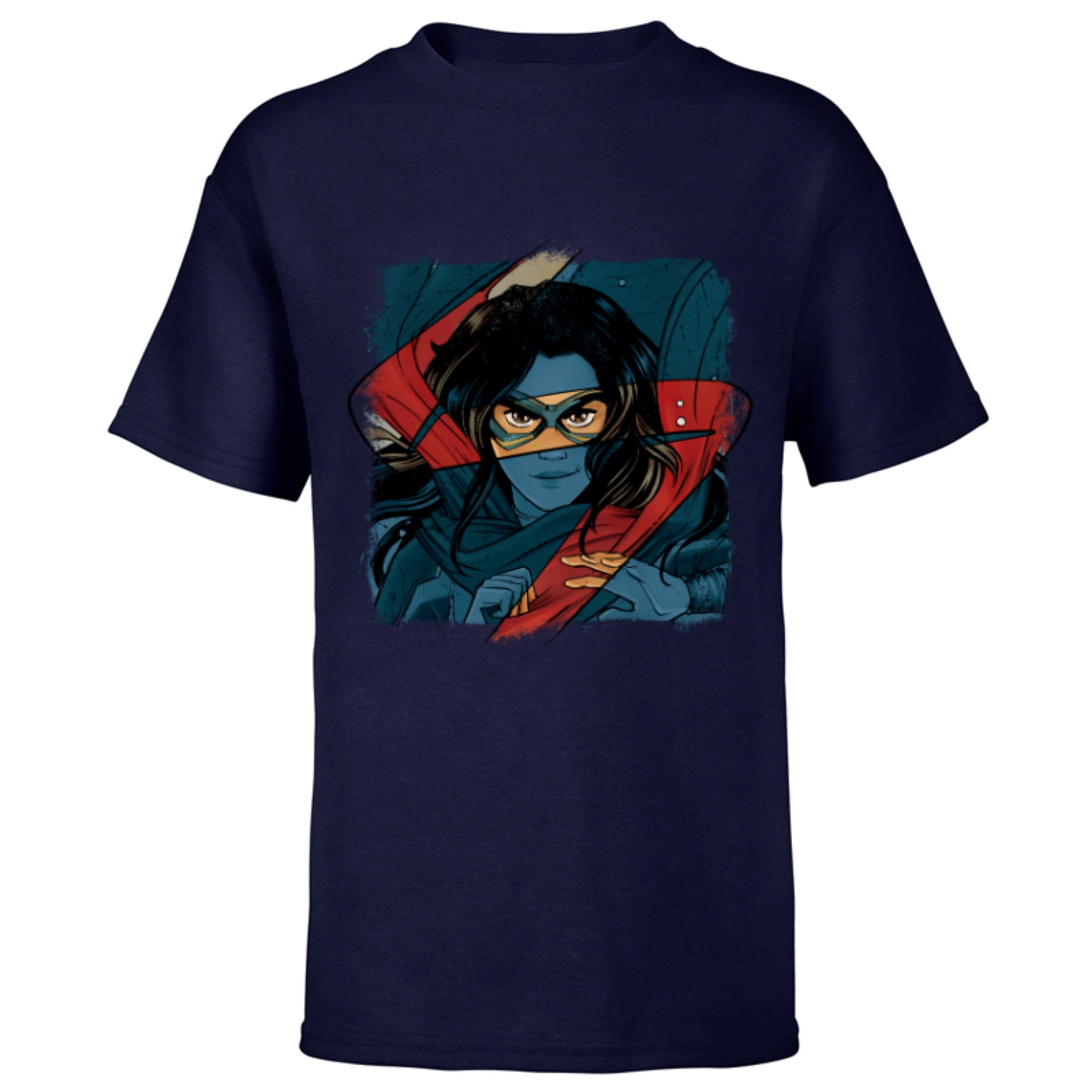 Marvel Studios Ms. Marvel Logo Action - Short Sleeve T-Shirt for Kids ...