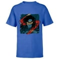 thumbnail image 1 of Marvel Studios Ms. Marvel Logo Action - Short Sleeve T-Shirt for Kids - Customized-Royal, 1 of 5