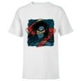 thumbnail image 1 of Marvel Studios Ms. Marvel Logo Action - Short Sleeve T-Shirt for Kids - Customized-White, 1 of 5