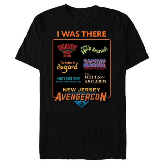 Marvel Studios Ms. Marvel New Jersey Avengercon Convention - Short Sleeve Blended T-Shirt for Adults - Customized-Black