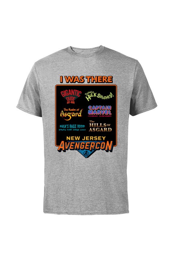 Studios Ms. Marvel New Jersey Avengercon Convention - Short Sleeve Cotton T-Shirt for Adults - Customized-Athletic Heather