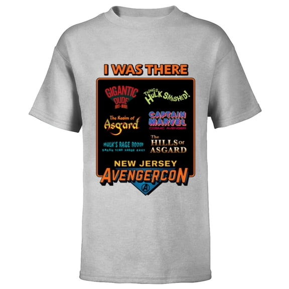 Marvel Studios Ms. Marvel New Jersey Avengercon Convention - Short Sleeve T-Shirt for Kids - Customized-Athletic Heather