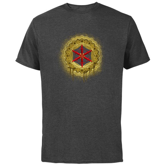 Marvel Studios Ms. Marvel Red Dagger Icon - Short Sleeve Cotton T-Shirt for Adults - Customized-Charcoal