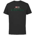 thumbnail image 1 of Marvel Studios Secret Invasion Series Title Logo Disney+ - Short Sleeve Cotton T-Shirt for Adults - Customized-Black, 1 of 5