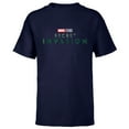 thumbnail image 1 of Marvel Studios Secret Invasion Series Title Logo Disney+ - Short Sleeve T-Shirt for Kids - Customized-Navy, 1 of 5