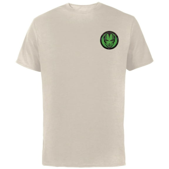 Marvel Studios Secret Invasion Skrull Icon Chest Disney  - Short Sleeve Cotton T-Shirt for Adults - Customized-Natural