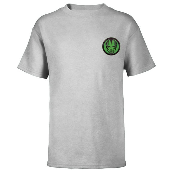 Marvel Studios Secret Invasion Skrull Icon Chest Disney+ - Short Sleeve T-Shirt for Kids - Customized-Athletic Heather