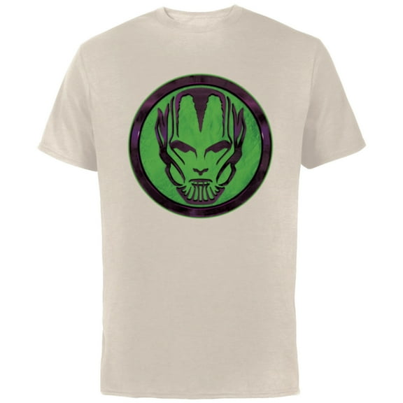 Marvel Studios Secret Invasion Skrull Icon Disney  - Short Sleeve Cotton T-Shirt for Adults - Customized-Natural