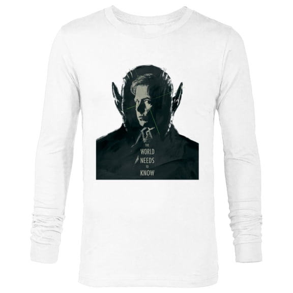 Marvel Studios Secret Invasion The World Needs to Know Talos - Long Sleeve T-Shirt for Men - Customized-White
