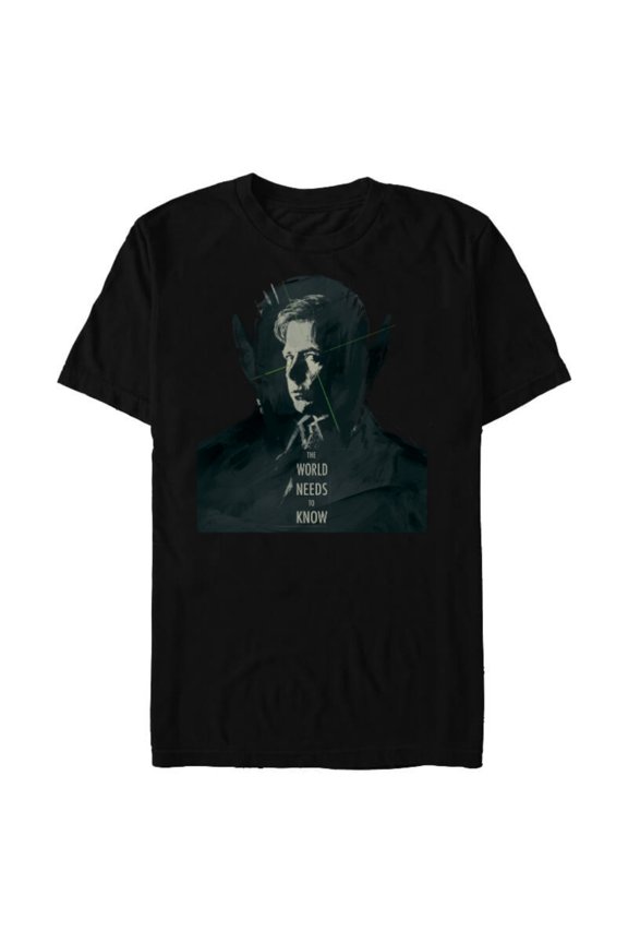 Studios Secret Invasion The World Needs to Know Talos - Short Sleeve Blended T-Shirt for Adults - Customized-Black