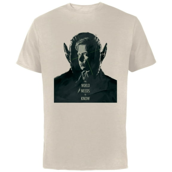 Marvel Studios Secret Invasion The World Needs to Know Talos - Short Sleeve Cotton T-Shirt for Adults - Customized-Natural