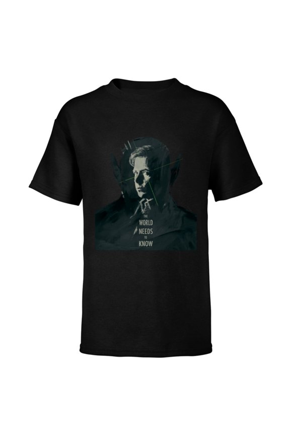 Studios Secret Invasion The World Needs to Know Talos - Short Sleeve T-Shirt for Kids - Customized-Black