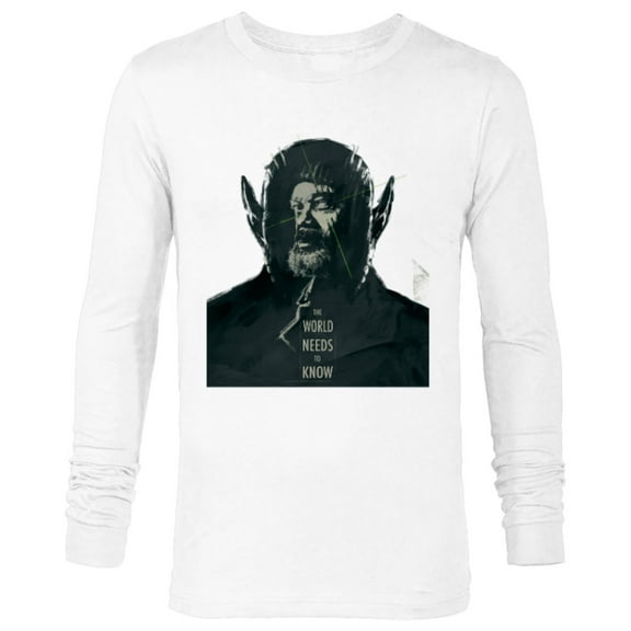 Marvel Studios Secret Invasion World Needs to Know Nick Fury - Long Sleeve T-Shirt for Men - Customized-White