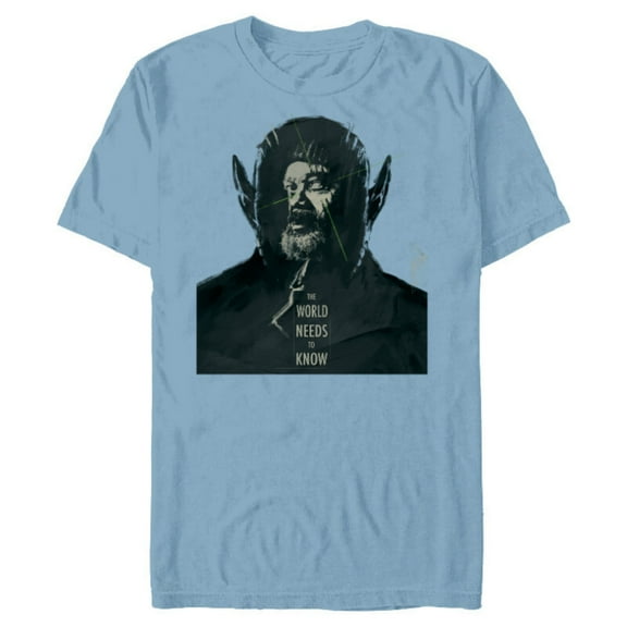 Marvel Studios Secret Invasion World Needs to Know Nick Fury - Short Sleeve Blended T-Shirt for Adults - Customized-Ocean Blue