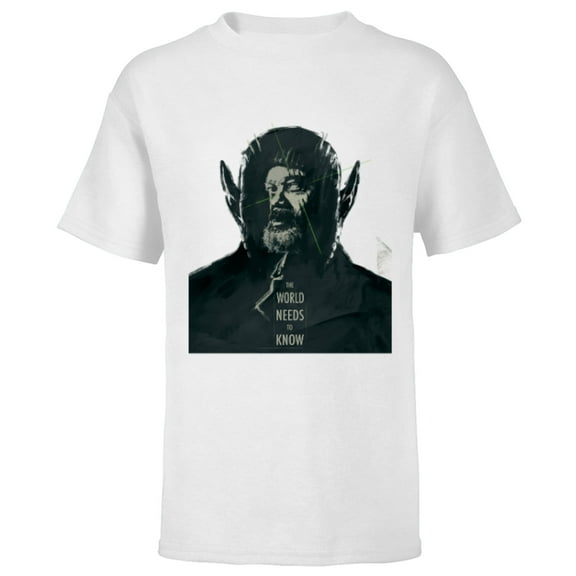 Marvel Studios Secret Invasion World Needs to Know Nick Fury - Short Sleeve T-Shirt for Kids - Customized-White