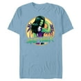 thumbnail image 1 of Marvel Studios She-Hulk Disney Plus Flex - Short Sleeve Blended T-Shirt for Adults - Customized-Ocean Blue, 1 of 5