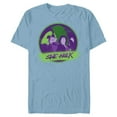 thumbnail image 1 of Marvel Studios She-Hulk Disney Plus Spray Paint - Short Sleeve Blended T-Shirt for Adults - Customized-Ocean Blue, 1 of 5