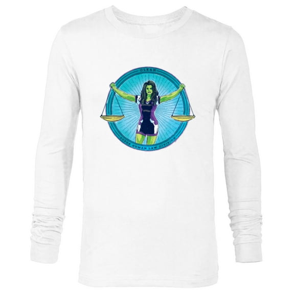 Marvel Studios She-Hulk GLK&H Superhuman Law Division - Long Sleeve T-Shirt for Men - Customized-White