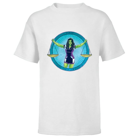 Marvel Studios She-Hulk GLK&H Superhuman Law Division - Short Sleeve T-Shirt for Kids - Customized-White