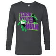 thumbnail image 1 of Marvel Studios She-Hulk & Hulk Teach Me How to Hulk Disney+ - Long Sleeve T-Shirt for Men - Customized-Charcoal Heather, 1 of 5