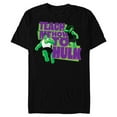 thumbnail image 1 of Marvel Studios She-Hulk & Hulk Teach Me How to Hulk Disney+ - Short Sleeve Blended T-Shirt for Adults - Customized-Black, 1 of 5