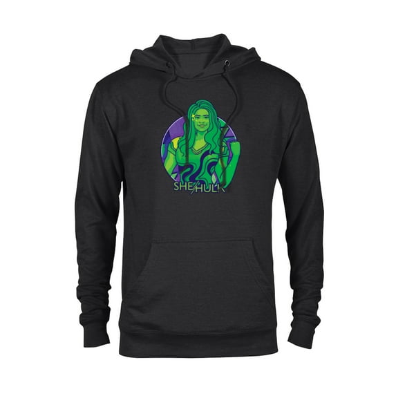 Marvel Studios She Hulk In Action - Pullover Hoodie for Adults - Customized-Black