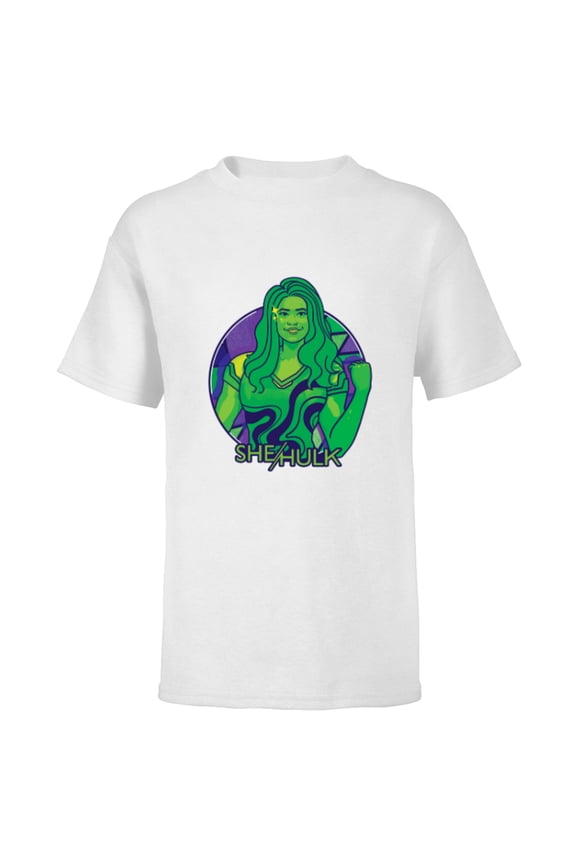 Studios She Hulk In Action - Short Sleeve T-Shirt for Kids - Customized-White