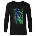 thumbnail image 1 of Marvel Studios She-Hulk Jen Walters Disney Plus - Long Sleeve T-Shirt for Men - Customized-Black, 1 of 5