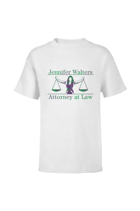 Studios She Hulk Jennifer Walters Attorney at Law - Short Sleeve T-Shirt for Kids - Customized-White