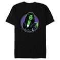 thumbnail image 1 of Marvel Studios She-Hulk Jennifer Walters - Short Sleeve Blended T-Shirt for Adults - Customized-Black, 1 of 5