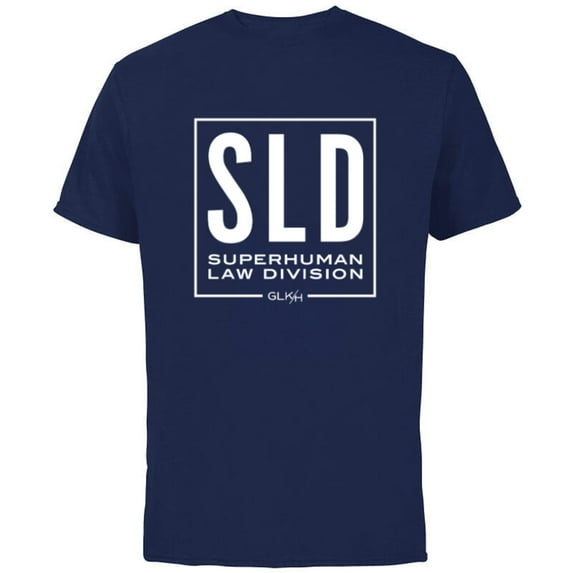 Marvel Studios She-Hulk SLD GLK&H Superhuman Law - Short Sleeve Cotton T-Shirt for Adults - Customized-Navy