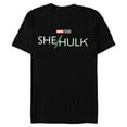 thumbnail image 1 of Marvel Studios She-Hulk Series Logo - Short Sleeve Blended T-Shirt for Adults - Customized-Black, 1 of 5