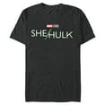 thumbnail image 1 of Marvel Studios She-Hulk Series Logo - Short Sleeve Blended T-Shirt for Adults - Customized-Dark Heather, 1 of 5