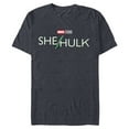 thumbnail image 1 of Marvel Studios She-Hulk Series Logo - Short Sleeve Blended T-Shirt for Adults - Customized-Navy Heather, 1 of 5