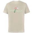 thumbnail image 1 of Marvel Studios She-Hulk Series Logo - Short Sleeve Cotton T-Shirt for Adults - Customized-Natural, 1 of 5