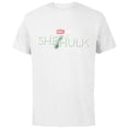 thumbnail image 1 of Marvel Studios She-Hulk Series Logo - Short Sleeve Cotton T-Shirt for Adults - Customized-White, 1 of 5