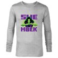 thumbnail image 1 of Marvel Studios She-Hulk is Ready for Anything Disney+ - Long Sleeve T-Shirt for Men - Customized-Athletic Heather, 1 of 5