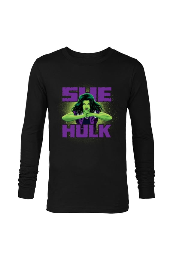Studios She-Hulk is Ready for Anything Disney+ - Long Sleeve T-Shirt for Men - Customized-Black