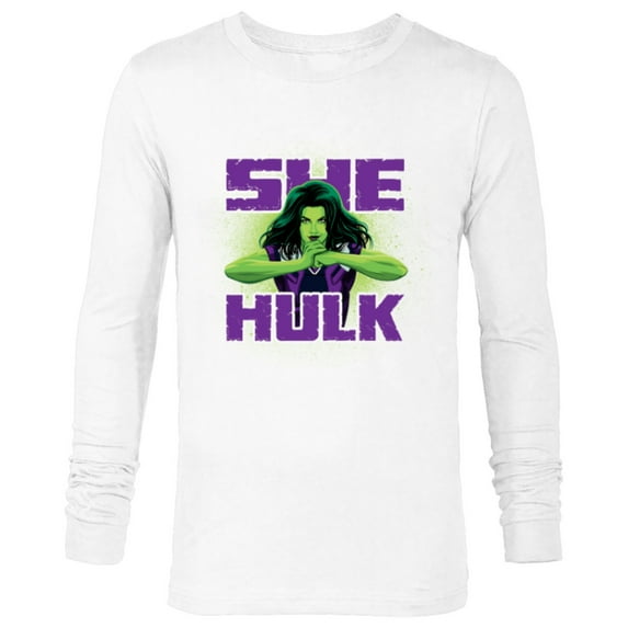 Marvel Studios She-Hulk is Ready for Anything Disney+ - Long Sleeve T-Shirt for Men - Customized-White