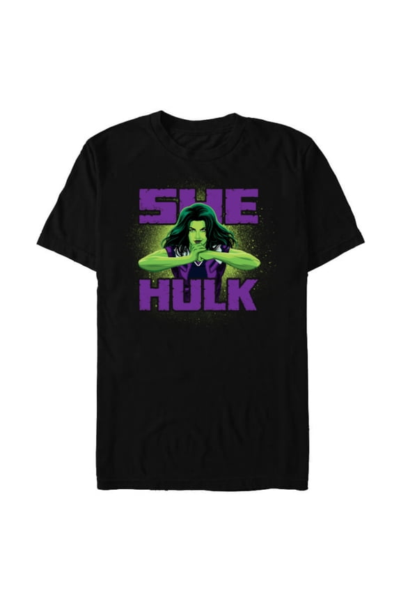 Studios She-Hulk is Ready for Anything Disney+ - Short Sleeve Blended T-Shirt for Adults - Customized-Black