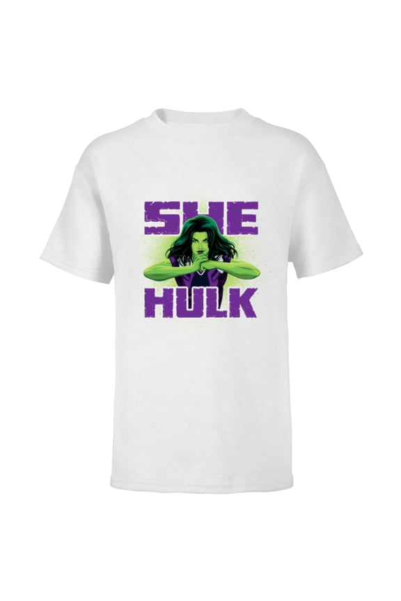 Studios She-Hulk is Ready for Anything Disney+ - Short Sleeve T-Shirt for Kids - Customized-White