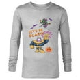 thumbnail image 1 of Marvel Studios Thanos Green Goblin Halloween Pumpkin Webs - Long Sleeve T-Shirt for Men - Customized-Athletic Heather, 1 of 5