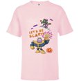 thumbnail image 1 of Marvel Studios Thanos Green Goblin Halloween Pumpkin Webs - Short Sleeve T-Shirt for Kids - Customized-Soft Pink, 1 of 5