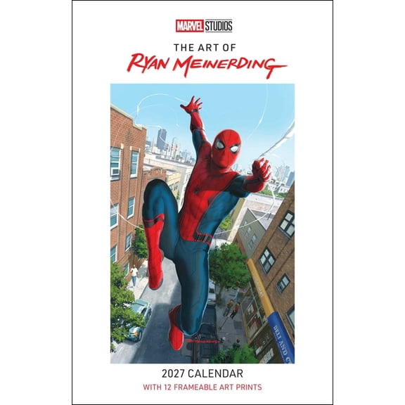 Marvel Studios: The Art of Ryan Meinerding 2027 Poster Calendar with 12 Prints, (Paperback)