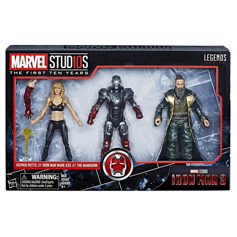 Marvel Studios: The First Ten Years Iron Man 3 Pepper Potts, Iron Man Mark  XXII, and The Mandarin 