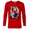 thumbnail image 1 of Marvel Studios The Marvels Captain Marvel Carol Cosmic Power - Long Sleeve T-Shirt for Men - Customized-New Red, 1 of 5
