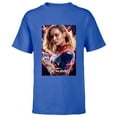 thumbnail image 1 of Marvel Studios The Marvels Captain Marvel Carol Cosmic Power - Short Sleeve T-Shirt for Kids - Customized-Royal, 1 of 5