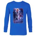thumbnail image 1 of Marvel Studios The Marvels Captain Marvel Monica Ms. Marvel - Long Sleeve T-Shirt for Men - Customized-Navy, 1 of 5
