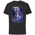 thumbnail image 1 of Marvel Studios The Marvels Captain Marvel Monica Ms. Marvel - Short Sleeve Cotton T-Shirt for Adults - Customized-Black, 1 of 5