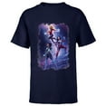 thumbnail image 1 of Marvel Studios The Marvels Captain Marvel Monica Ms. Marvel - Short Sleeve T-Shirt for Kids - Customized-Navy, 1 of 5